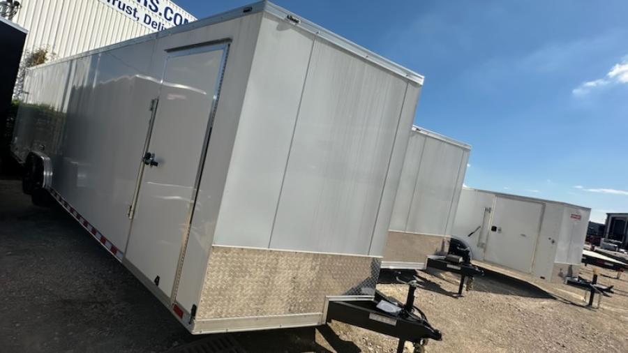 STAS STALL 85X30 14K WHITE 7 CH double doors by Stallion Image 2