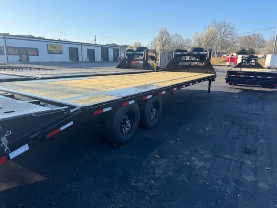 Big Tex 14GN, Gooseneck, 102″ x 25′, 15.9K, Dovetail, Mega Ramps Image 0