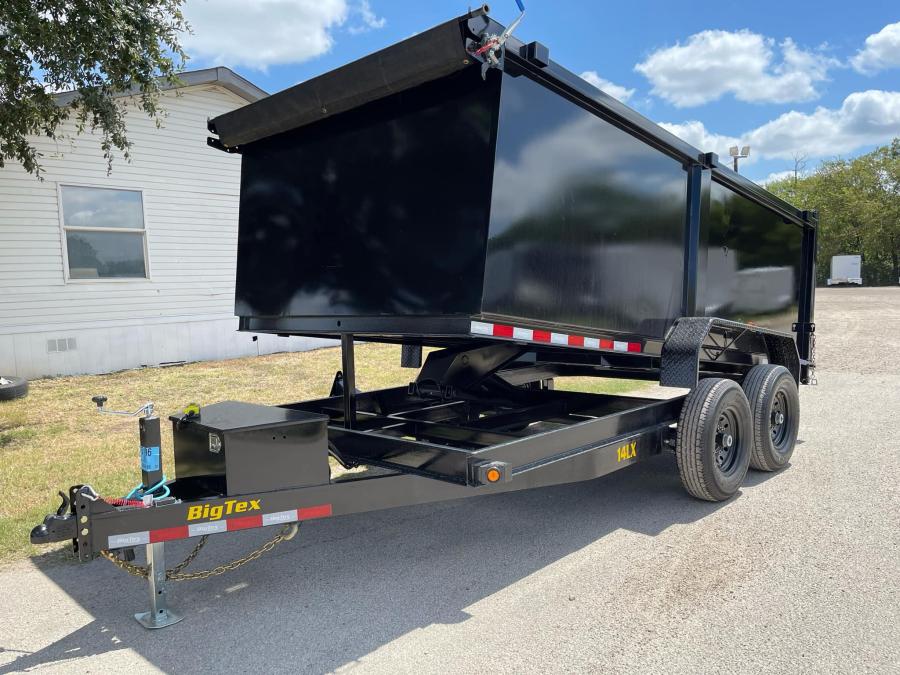 Big Tex 14LX, Dump, 83″ x 14′, 14K, 4′ Sides image 2