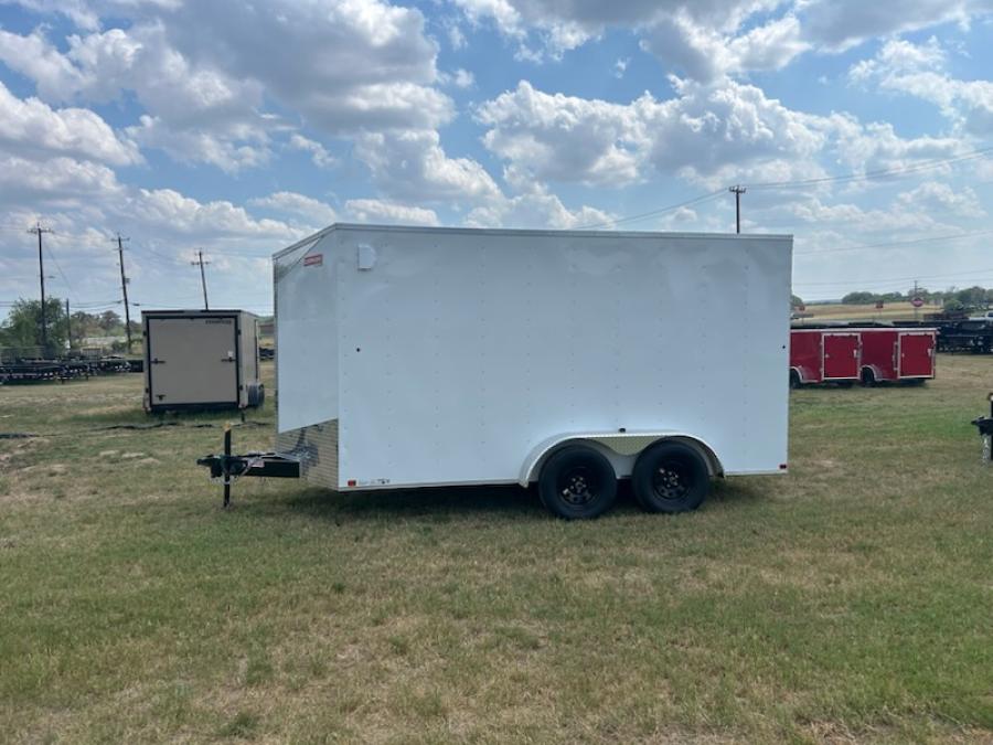 7X16 7X16 V NOSE ENCLOSED STD RAMP DOOR 7K BY CARRY ON Image 0