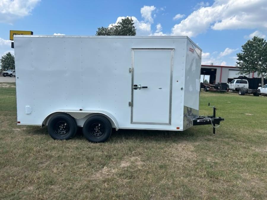 7X16 7X16 V NOSE ENCLOSED STD RAMP DOOR 7K BY CARRY ON Image 2