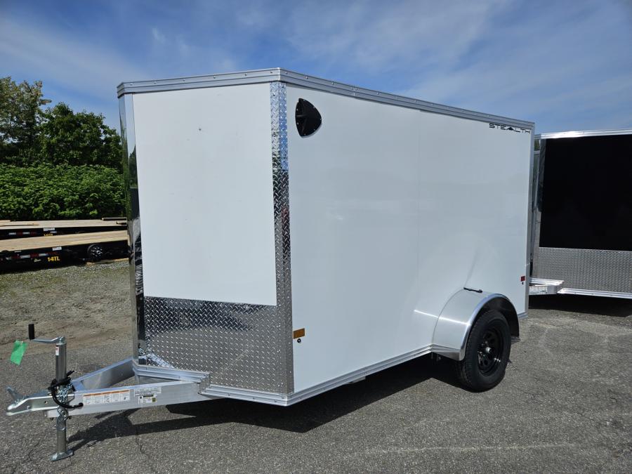 C6X1 6X10 Standard Stealth V-Nose Cargo Trailer by Cargo Pro Image 1