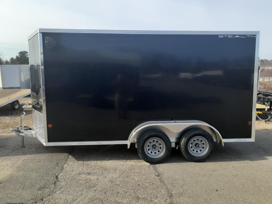 C7X1 7X14 Standard Stealth V-Nose Cargo Trailer by Cargo Pro Image 0