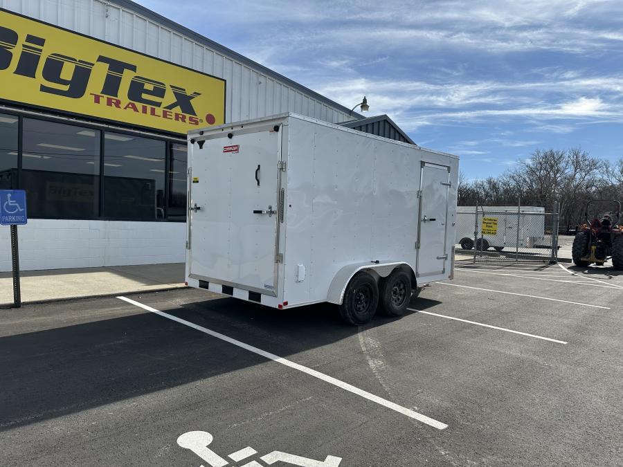 7X14 V NOSE ENCLOSED STD RAMP DOOR 7K BY CARRY ON Image 1