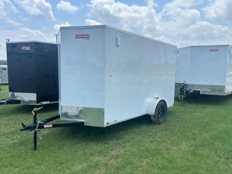 6X12 MTI 6X12 V NOSE ENCLOSED STD RAMP DOOR 3K BY CARRY ON Image 1
