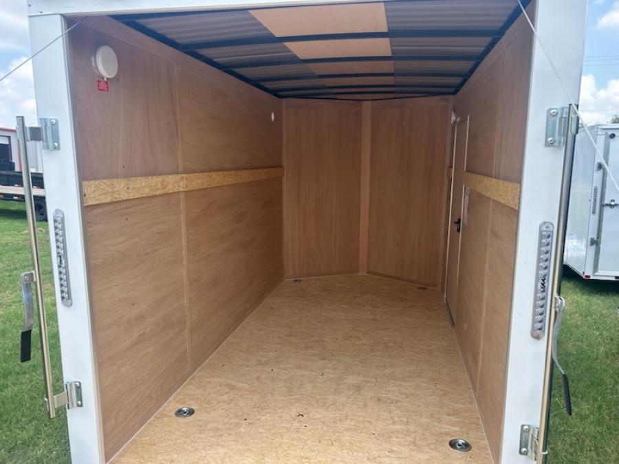 6X12 MTI 6X12 V NOSE ENCLOSED STD RAMP DOOR 3K BY CARRY ON Image 3