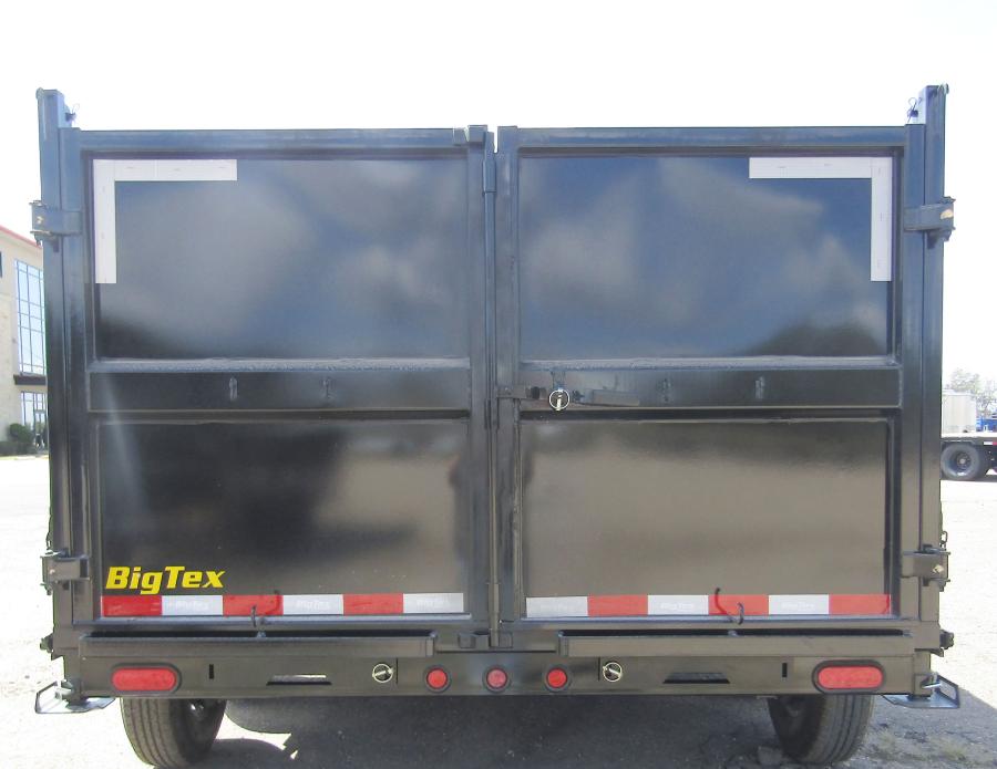 Big Tex 14LX 14K CHANNEL TAND DUMP 83"x12 4 SIDES, BLACK, 6SIR Image 3