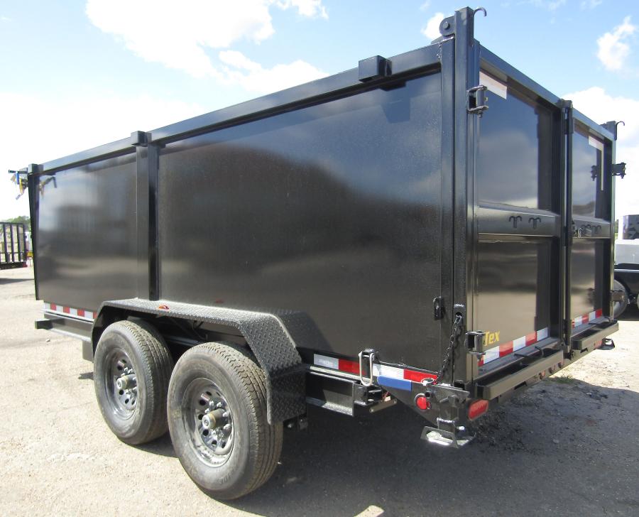 Big Tex 14LX 14K CHANNEL TAND DUMP 83"x12 4 SIDES, BLACK, 6SIR Image 4