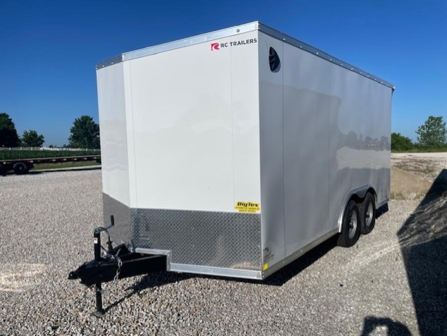 RDLX 8.5 x 16 9,990# GVWR FLAT TOP WEDGE ENCLOSED TRAILER BY RC Image 0