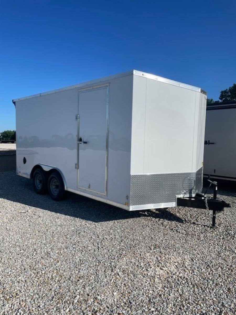 RDLX 8.5 x 16 9,990# GVWR FLAT TOP WEDGE ENCLOSED TRAILER BY RC Image 1