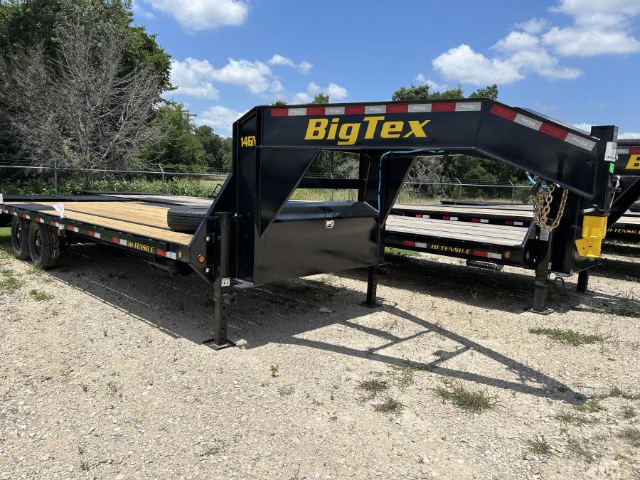 Big Tex 14GN, Gooseneck, 102" x 25', 15.9K, Dovetail, Mega Ramps Image 0