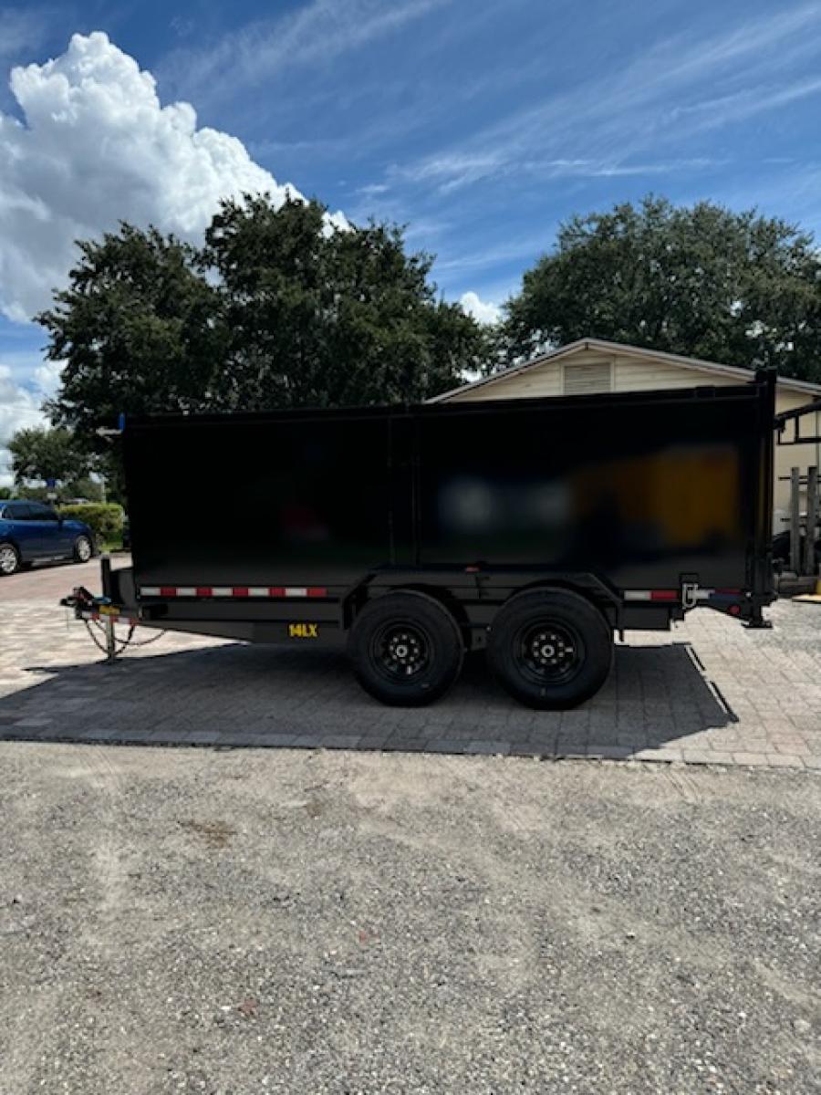Big Tex 14LX, Dump, 83" x 14', 14K, 4' Sides Image 1