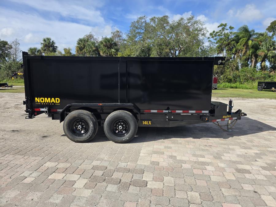 Big Tex 14LX, Dump, 83" x 14', 14K, 4' Sides Image 3