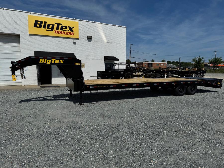 Big Tex 14GN, Gooseneck, 102" x 30', 15.9K, Dovetail, Mega Ramps Image 2