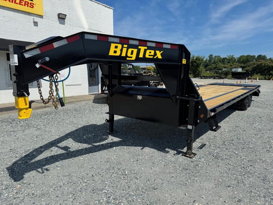 Big Tex 14GN, Gooseneck, 102" x 30', 15.9K, Dovetail, Mega Ramps Image 3