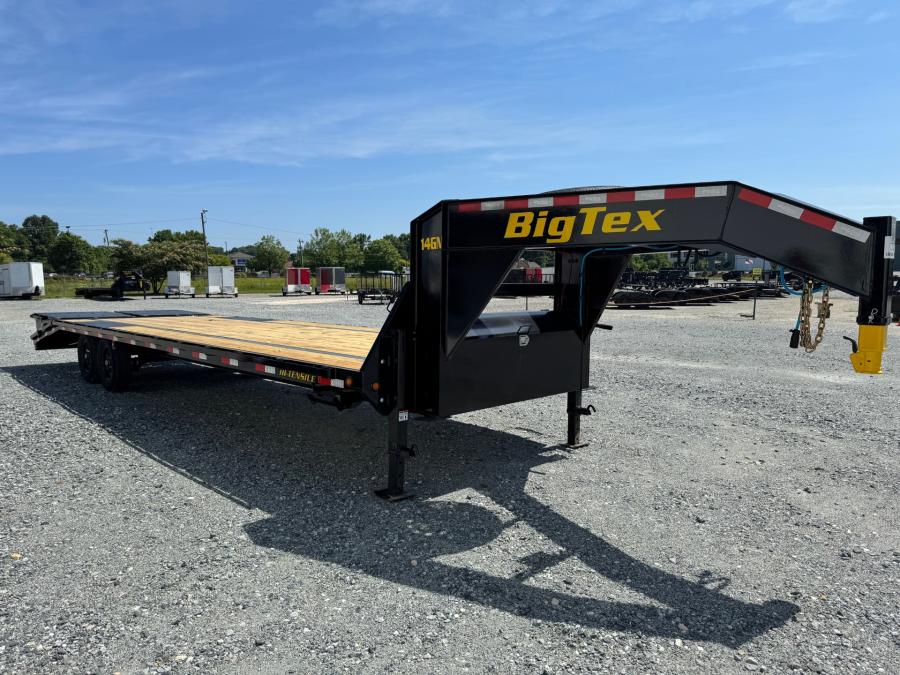 Big Tex 14GN, Gooseneck, 102" x 30', 15.9K, Dovetail, Mega Ramps Image 0