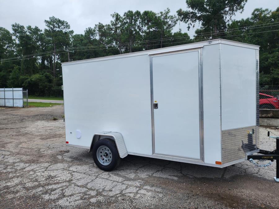 CW Cargo 6 x 10 SA, Ramp, V-Nose, Side Door, LED LTS Image 0