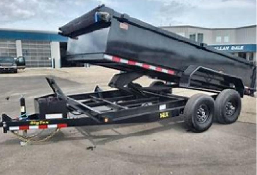 Big Tex 14LX 14K CHANNEL TAND DUMP 83"x12 BLACK, 6SIR Image 0
