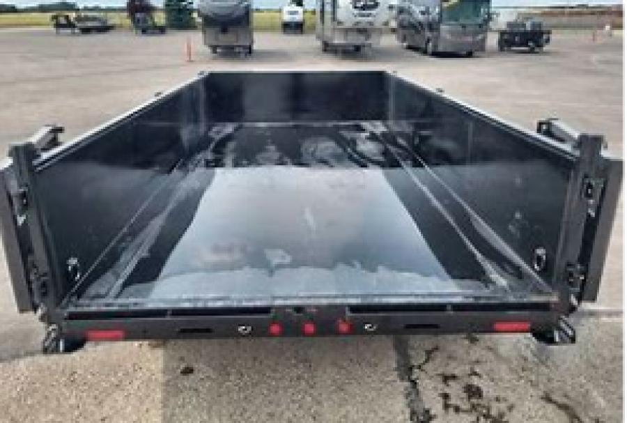 Big Tex 14LX 14K CHANNEL TAND DUMP 83"x12 BLACK, 6SIR Image 1