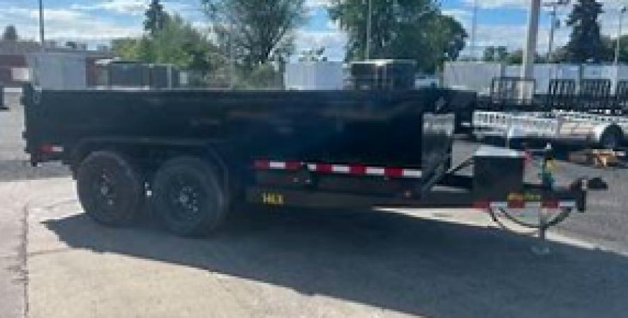 Big Tex 14LX 14K CHANNEL TAND DUMP 83"x12 BLACK, 6SIR Image 2