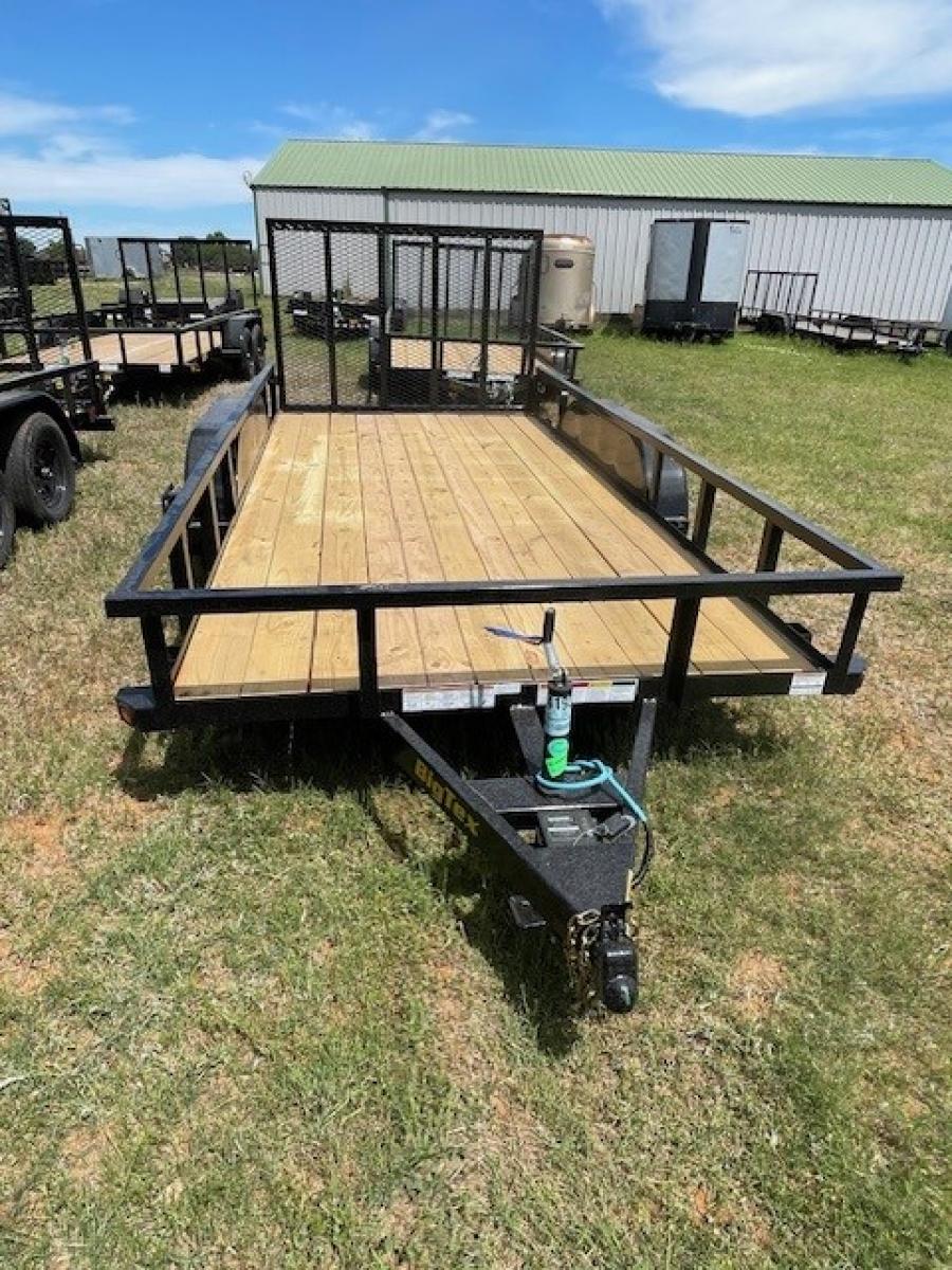 Big Tex 70PI 7K TAND SQ TU UTL 83"x16 BLK Image 0