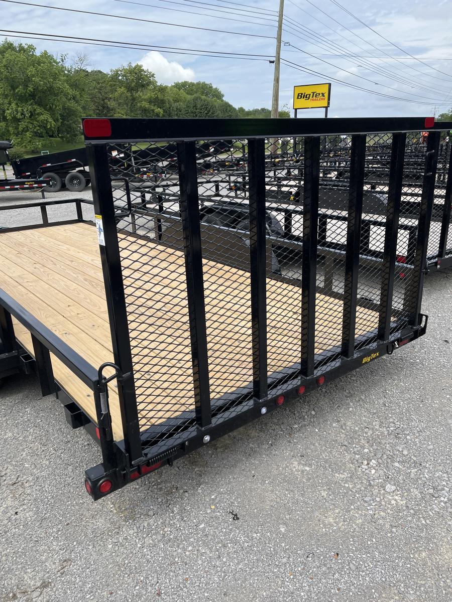 Big Tex 70PI 7K TAND SQ TU UTL 83"x18 2 BRAKES, BLK Image 2
