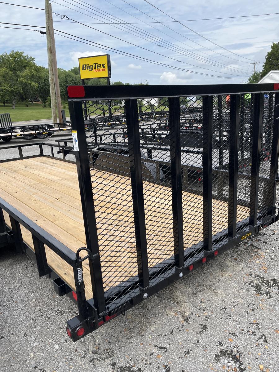 Big Tex 70PI 7K TAND SQ TU UTL 83″X20 2 BRAKES, BLK Image 2