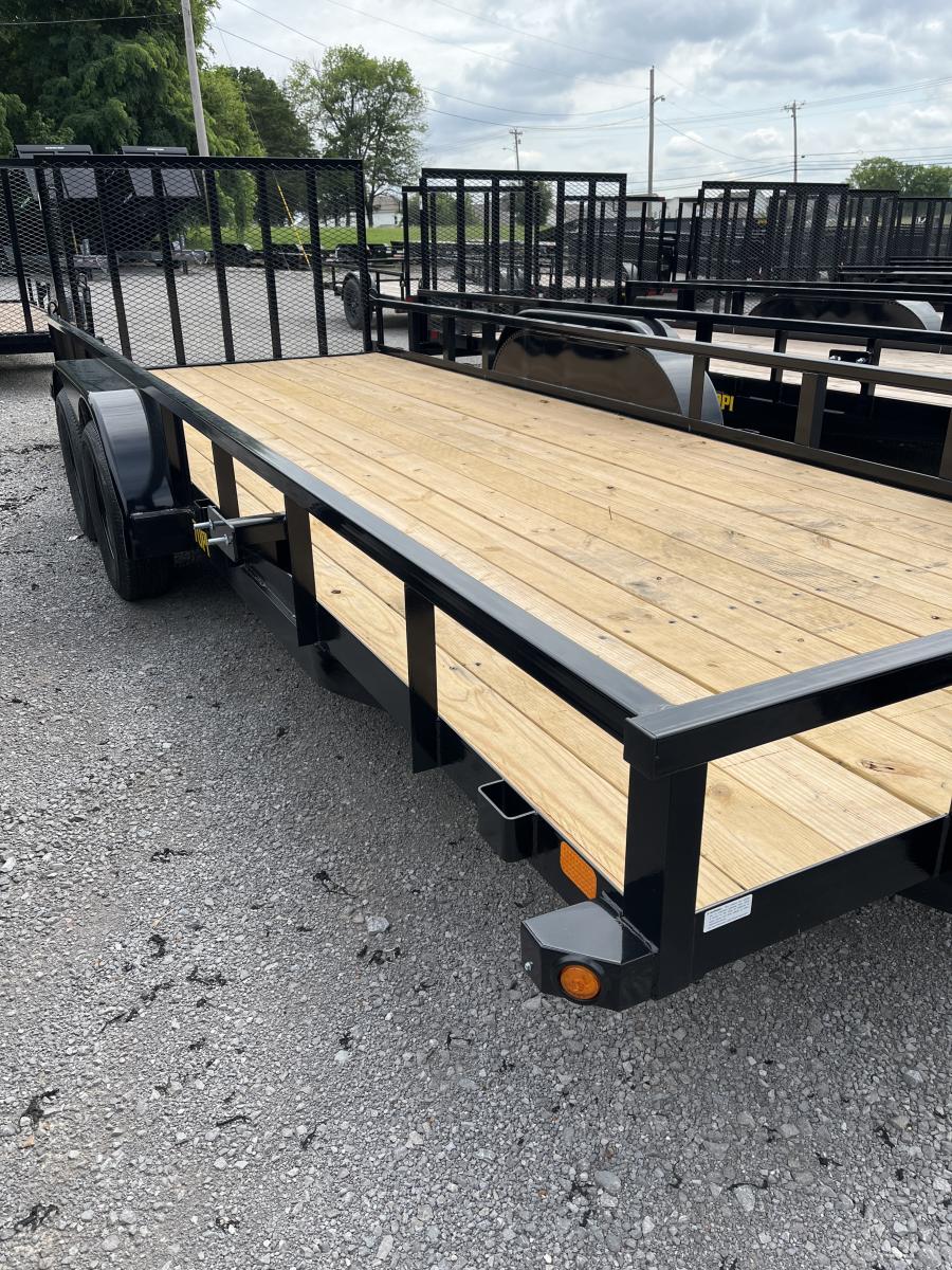 Big Tex 70PI 7K TAND SQ TU UTL 83"X20 2 BRAKES, BLK Image 4