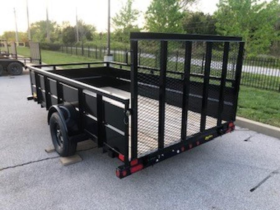 Big Tex 35SV, Single Axle Landscape, 77" x 12', 3K Image 2