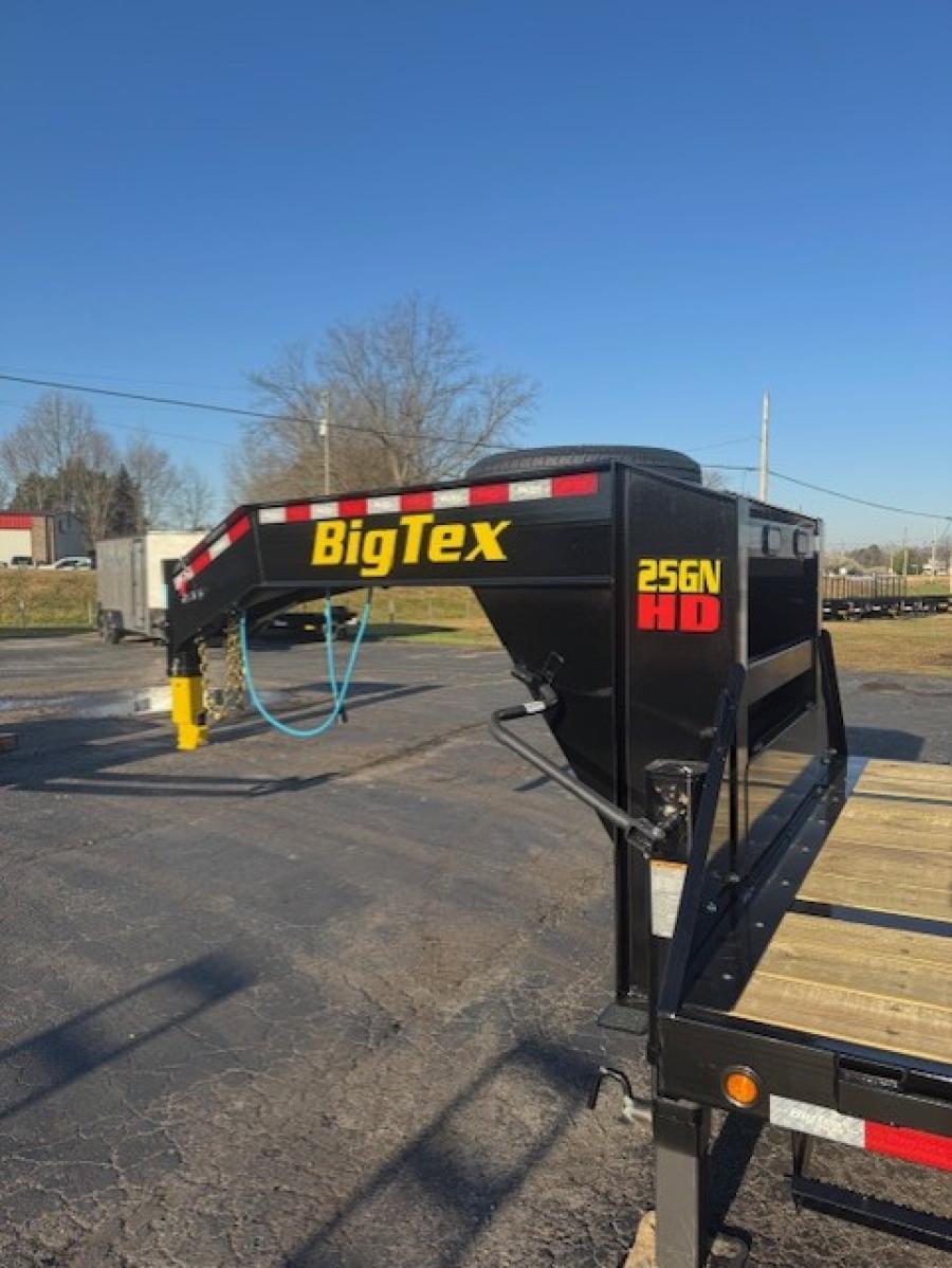 Big Tex 25GN, Gooseneck, 102" x 40', 25.9K, Dovetail, Mega Ramps Image 1
