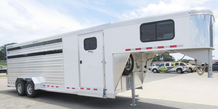Cimarron Lonestar 24x7 stock trailer #17454 Image 3