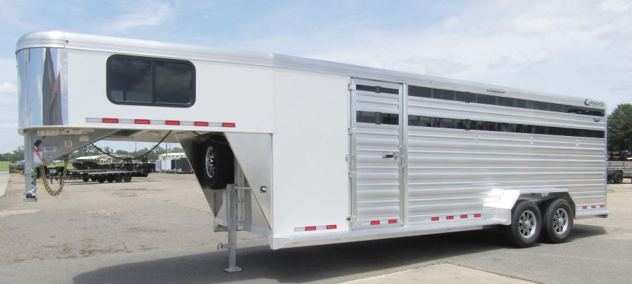 Cimarron Lonestar 24x7 stock trailer #17454 Image 12