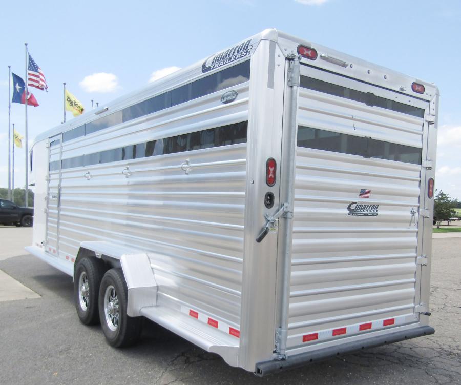 Cimarron Lonestar 24x7 stock trailer #17454 Image 13