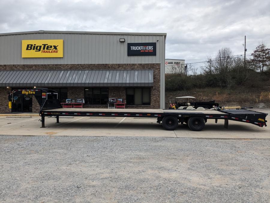 Big Tex 22GN, Gooseneck, 102" x 30', 23.9K, Dovetail, Mega Ramps Image 0