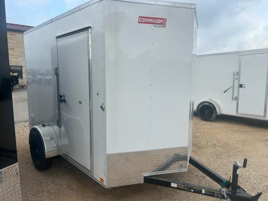 6X10 6X10 V NOSE ENCLOSED STD RAMP DOOR 3K BY CARRY ON Image 1