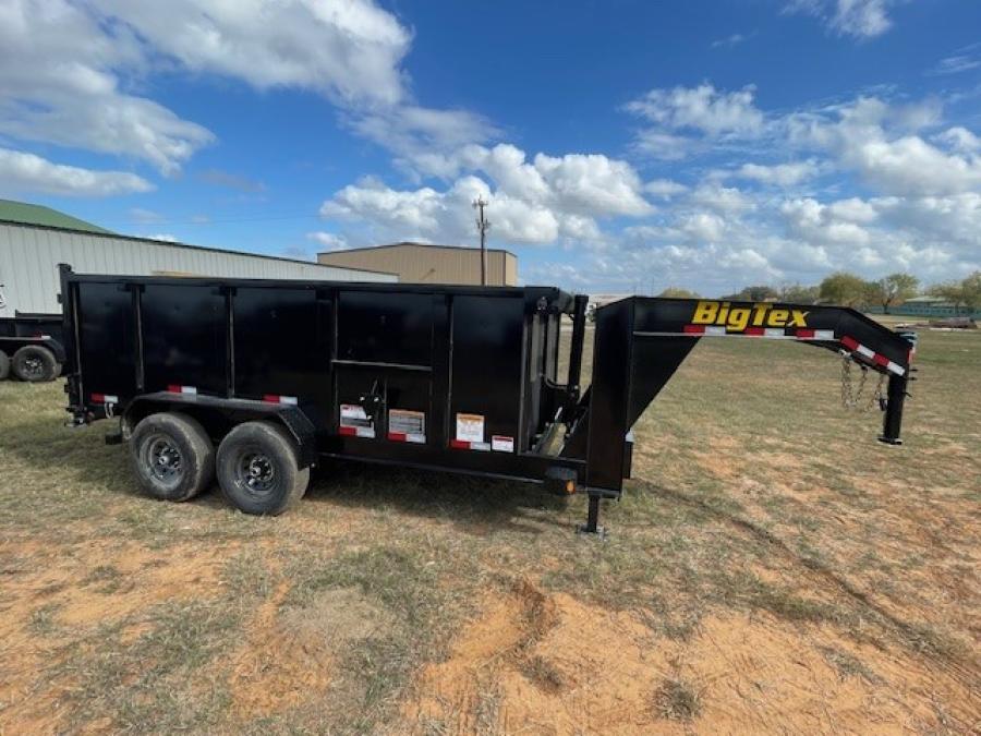 Big Tex 14GX, Dump, 83" x 16', 15.9K, 4' Sides Image 2