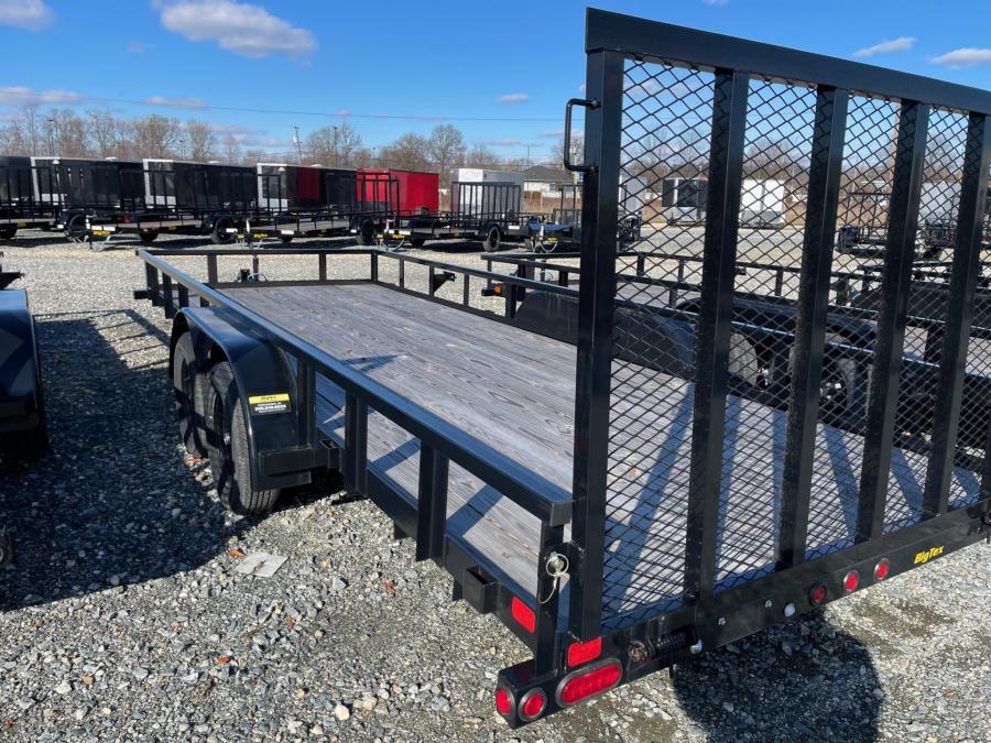 Big Tex 70PI 7K TAND SQ TU UTL 83"X20 2 BRAKES, BLK Image 3