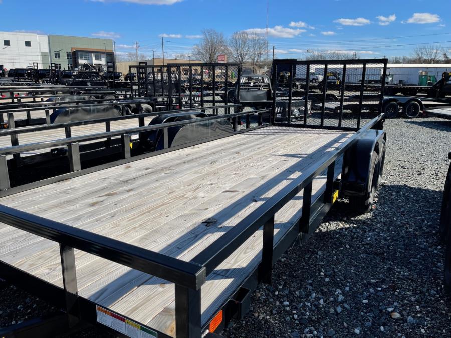 Big Tex 70PI 7K TAND SQ TU UTL 83"X20 2 BRAKES, BLK Image 2