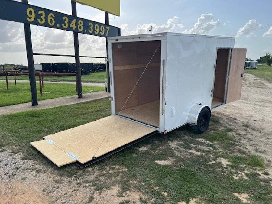 6X12 V NOSE ENCLOSED STD RAMP DOOR 3K Image 4