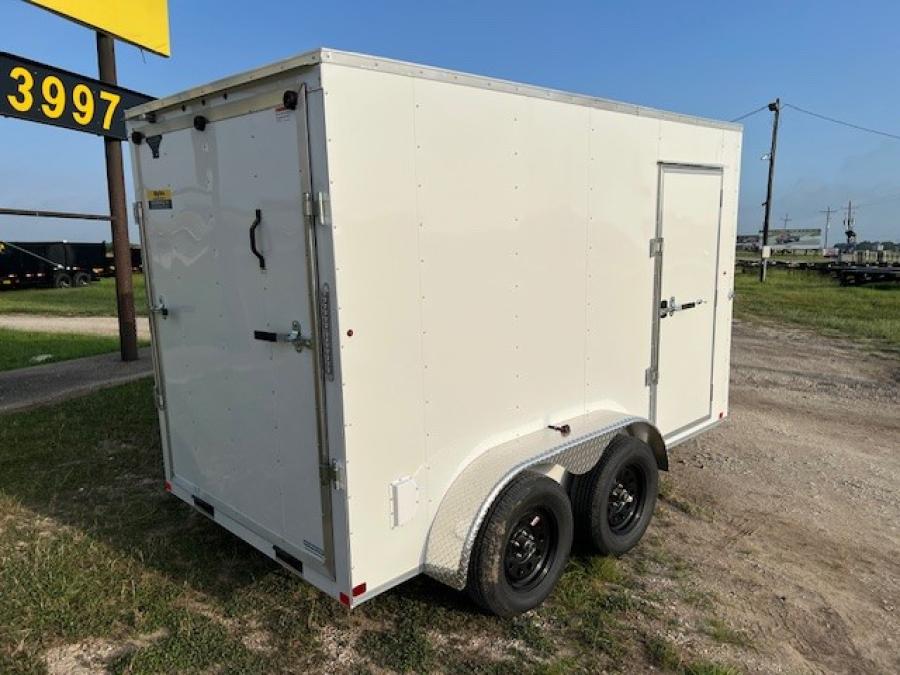 6X12 V NOSE ENCLOSED STD RAMP DOOR 7K Image 1