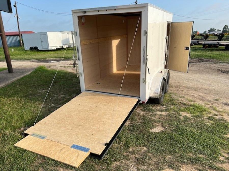 6X12 V NOSE ENCLOSED STD RAMP DOOR 7K Image 3