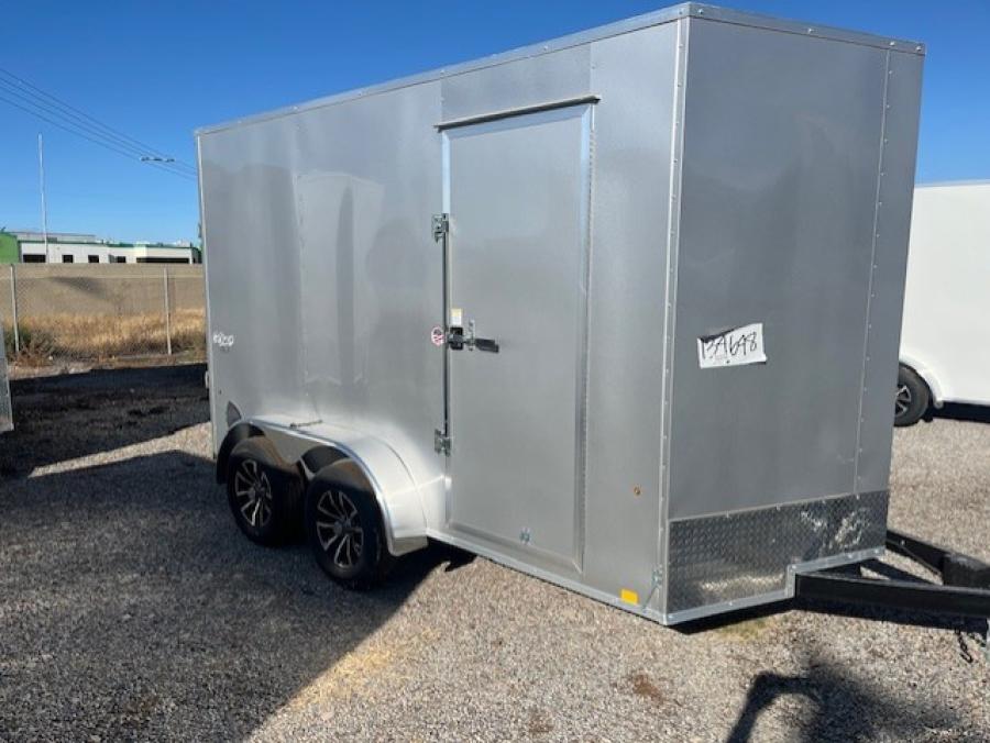 K841 7X12 OUTBACK DLX FLAT TOP VNOSE ENCLOSED CARGO Image 1