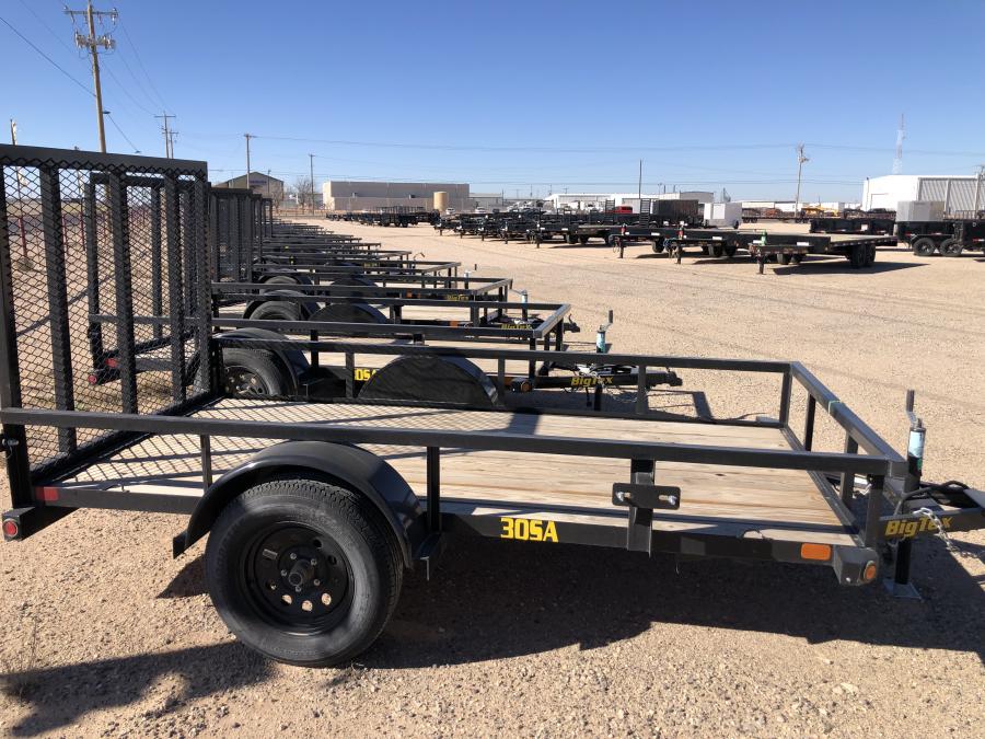 Big Tex 30SA 2,995# SA UTL 60"x8 4RG SPMT BLACK Image 0