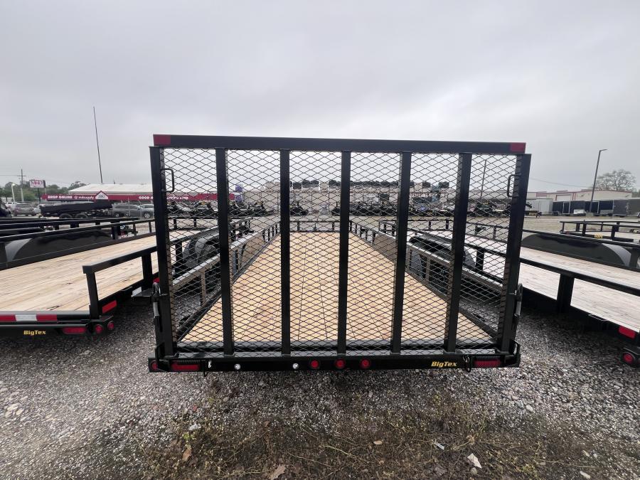 Big Tex 70PI 7K TAND SQ TU UTL 83″x18 2 BRAKES, BLK Image 1