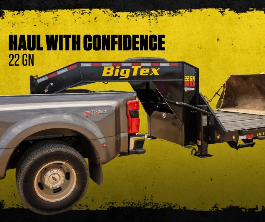 Big Tex 22GN, Gooseneck, 102" x 40', 23.9K, Dovetail, Mega Ramps Image 5