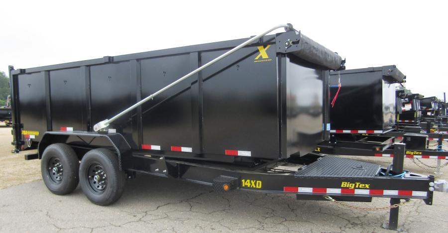 Big Tex 14XD 15.4K TAND XD DUMP 83″x16 6S 4 HIGH SIDES, BLACK Image 0