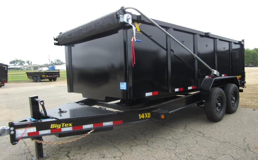 Big Tex 14XD 15.4K TAND XD DUMP 83″x16 6S 4 HIGH SIDES, BLACK Image 1