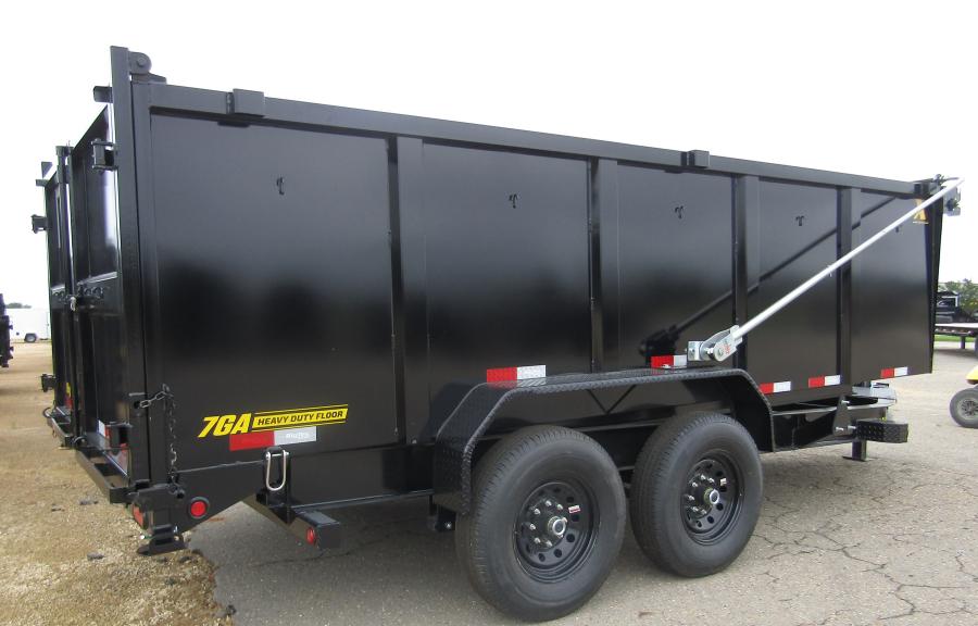 Big Tex 14XD 15.4K TAND XD DUMP 83″x16 6S 4 HIGH SIDES, BLACK Image 2