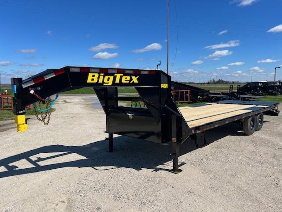Big Tex 14GN, Gooseneck, 102" x 25', 15.9K, Dovetail, Mega Ramps Image 0