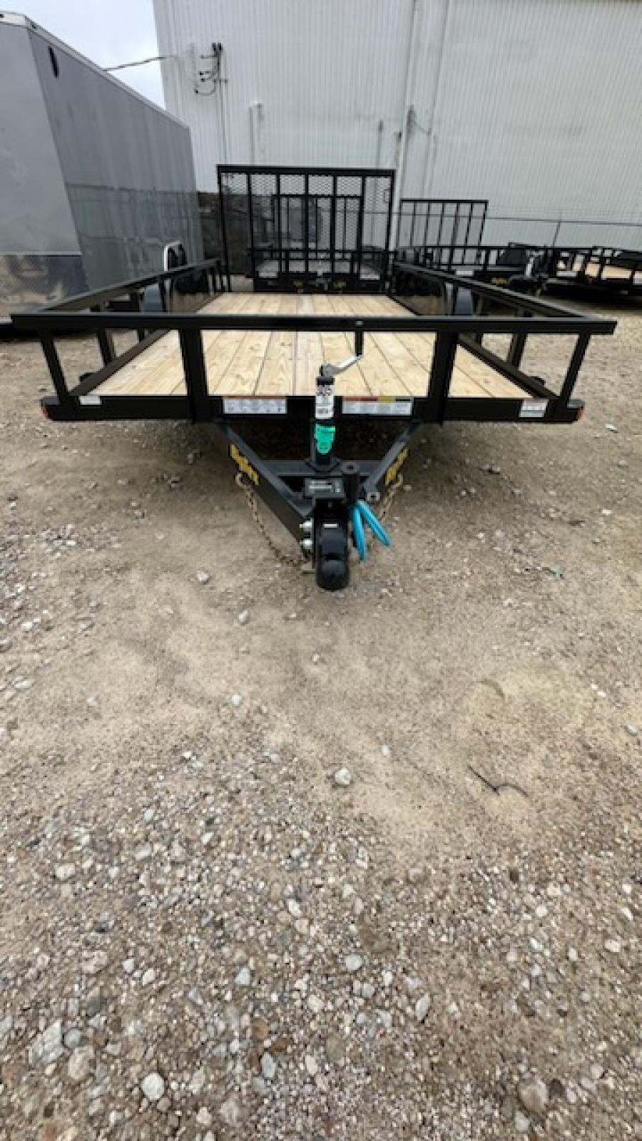Big Tex 70PI 7K TAND SQ TU UTL 83″X20 2 BRAKES, BLK 426650 image 0